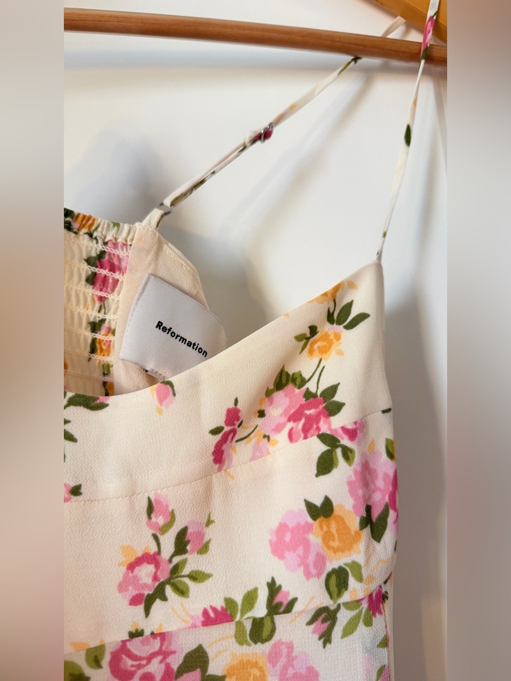 Reformation Milica Dress in Posy, NEW WITHOUT TAGS, NEVER WORN, NO FLAWS. - Picture 9 of 13
